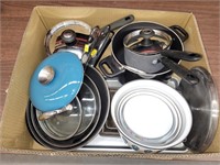 LOT OF POTS & COOKWARE