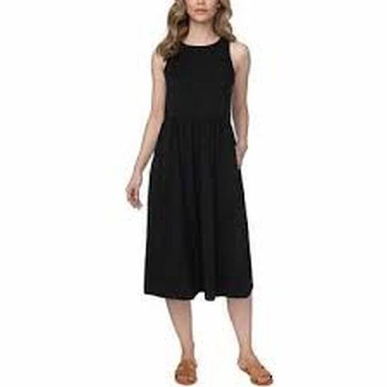 Buffalo Women's XL Sleeveless Dress, Black Extra