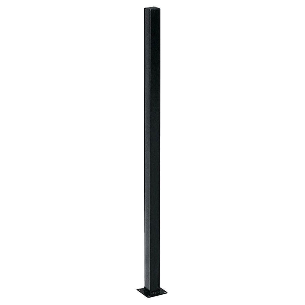 White Metal Fence Post 2 in. X 2 in. X 3 Ft. with