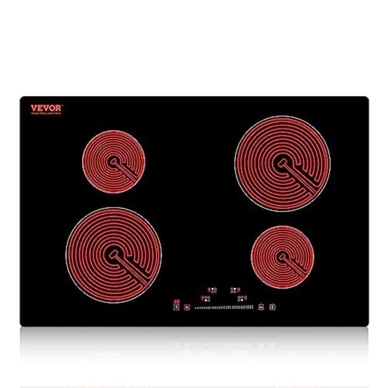 VEVOR Built in Electric Stove Top, 23.2 x 20.5