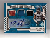 2022 NFL Absolute James Robinson Patch Auto /99