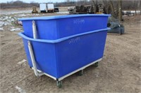 (2) Poly Pull-Type Totes w/ Casters