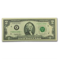 1995 (f-atlanta) Two Dollar Frn Cusn