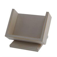 Thirstystone Wood Square Pedestal Coaster Caddy