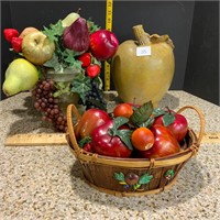 Faux Fruit Centerpiece+