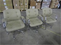 3-Office Chairs on Wheels