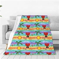 Bad Bunny Throw Blankets