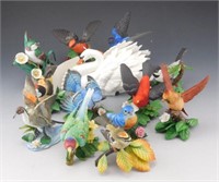 Lot # 3968 - (13) Lenox Porcelain Birds: see