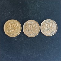 Canadian Pennies in Circulation During WW2