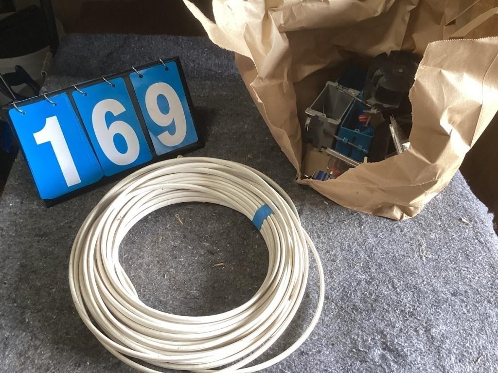 Wire and recepticle lot