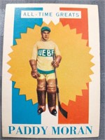 1960-61 Topps NHL Paddy Moran Card #2