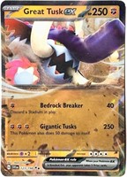 PokŽmon TCG Great Tusk ex Scarlet & Violet 123/198