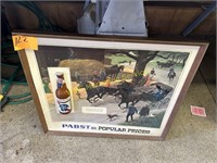 Pabst Blue Ribbon Paper Advertising - 26"x24"