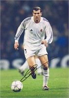 Zinedine Zidane Autograph  Photo