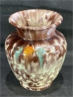 W. Germany Purple Drip Glaze Vase