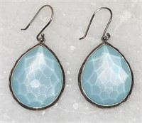 925 Sterling Silver Chalcedony Earrings