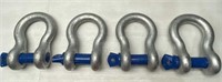 Lot of 4 - 10" x 6.5" Shackles - Used