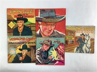 (5) 1950s Hopalong Cassidy coloring books unused