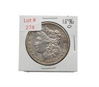 1896-O Morgan Silver Dollar