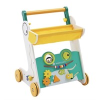 Wooden Baby Walker Baby Push Walker Sit-to-Stand