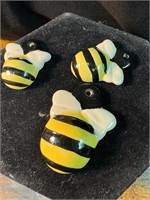CERAMIC BUMBLE BEE MEASURING SPOONS