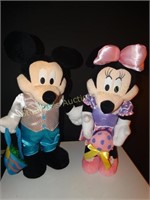 Mickey & Minnie Mouse Easter Greeters, 21"h