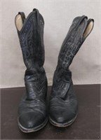 Dan Post Black Cowboy Boots - size 10 1/2 EW