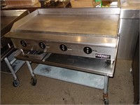 Thermostatic Flat Top Griddle with Stand