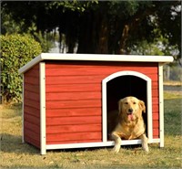 Petsfit Extra Large Wooden Outdoor Dog House