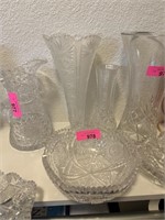 3PC CUT CRYSTAL / GLASS LOT