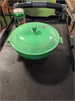 Fiesta Light Green Covered Dish