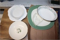 Large lot of VTG dishes