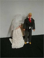 Collectible Ken and Barbie wedding dolls