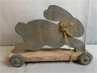 Wood Folk Art Rabbit