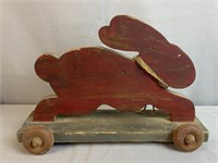 Wood Folk Art Rabbit