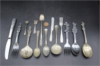 Assortment of Vintage Novelty Cutlery