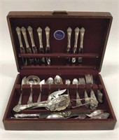 Reed & Barton 72 Piece Sterling Silverware Set