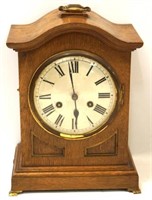 Junghans German Oak Case mantle clock