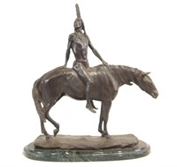 Charles H. Humphries (1867-1934) Indian Bronze