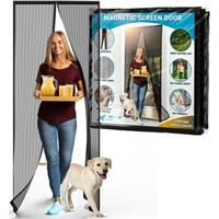 Magnetic Screen Door Walk Through Mesh