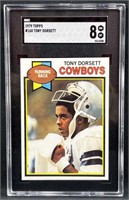 1979 Topps Tony Dorsett Cowboys SGC 8 NM/MT