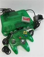 Nintendo 64 System Jungle Green 1996 With