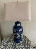 BEAUTIFUL CERAMIC LAMP BLUE