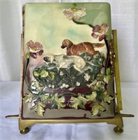 Victorian Celluloid Photo Album w/ Stand