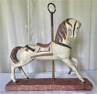 1981 Austin Productions Chalkware Carousel Horse