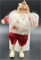 Vintage Japan Felt Flocked Santa