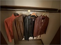 4 leather jackets