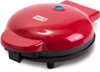 Dash Express Griddle, 8" Cooking Surface (Red)