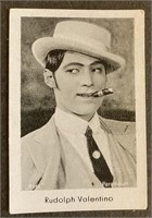 RUDOLPH VALENTINO: Antique Tobacco Card (1931)