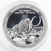 2021 Silver 1oz Wooly Mammoth